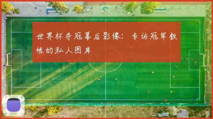 世界杯夺冠幕后影像:专访冠军教练的私人图库